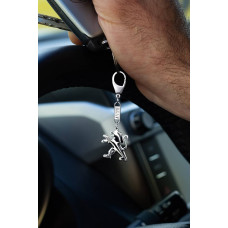 Серебряный брелок Peugeot (Пежо) (9011.1) - 2