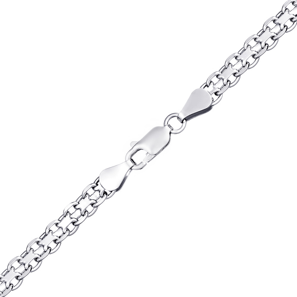 Срібний ланцюг Якір подвійний (16007.50) - 1