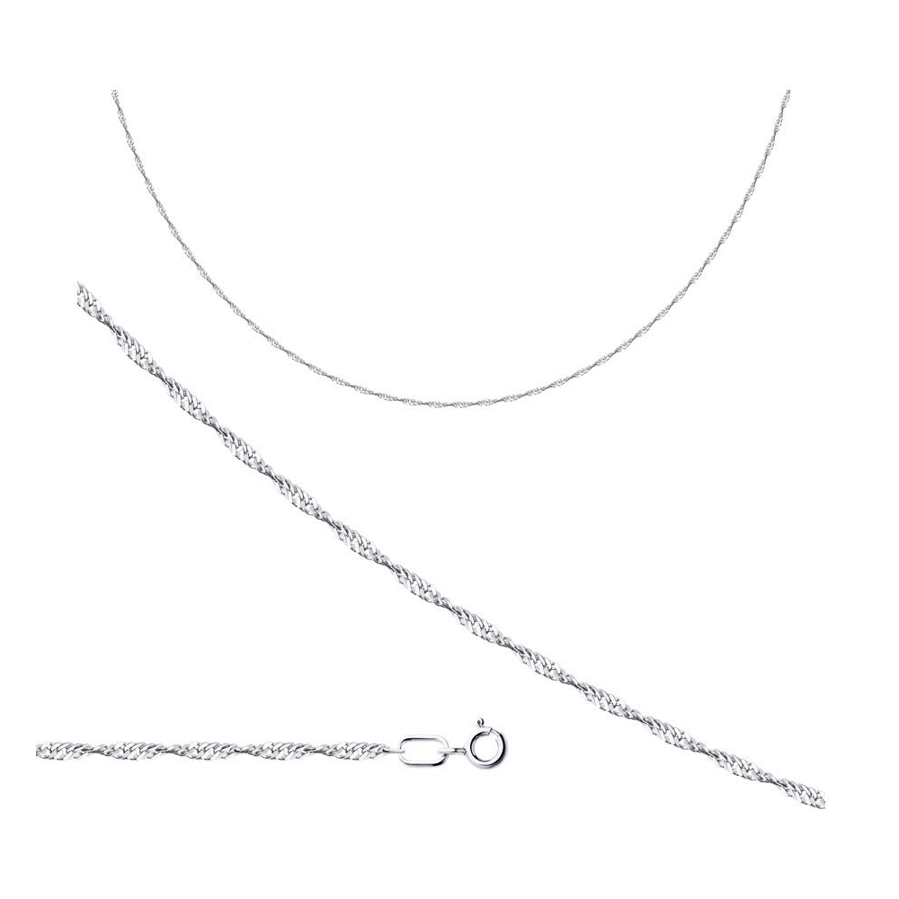 Срібний ланцюг Сінгапур (16003.30) - 1