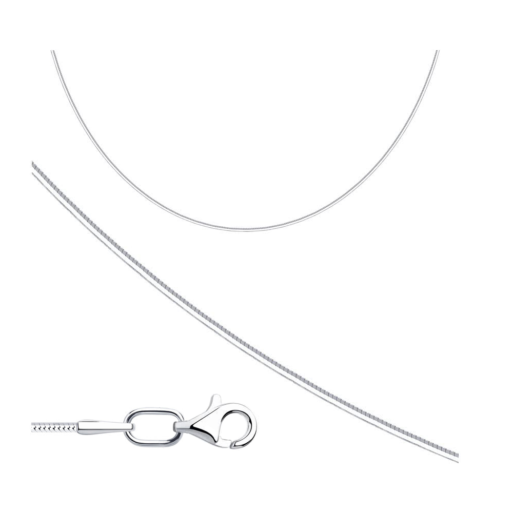 Срібний ланцюг Снейк (16014.30) - 1