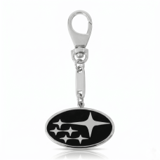 Серебряный брелок Subaru (Субару) (9014)