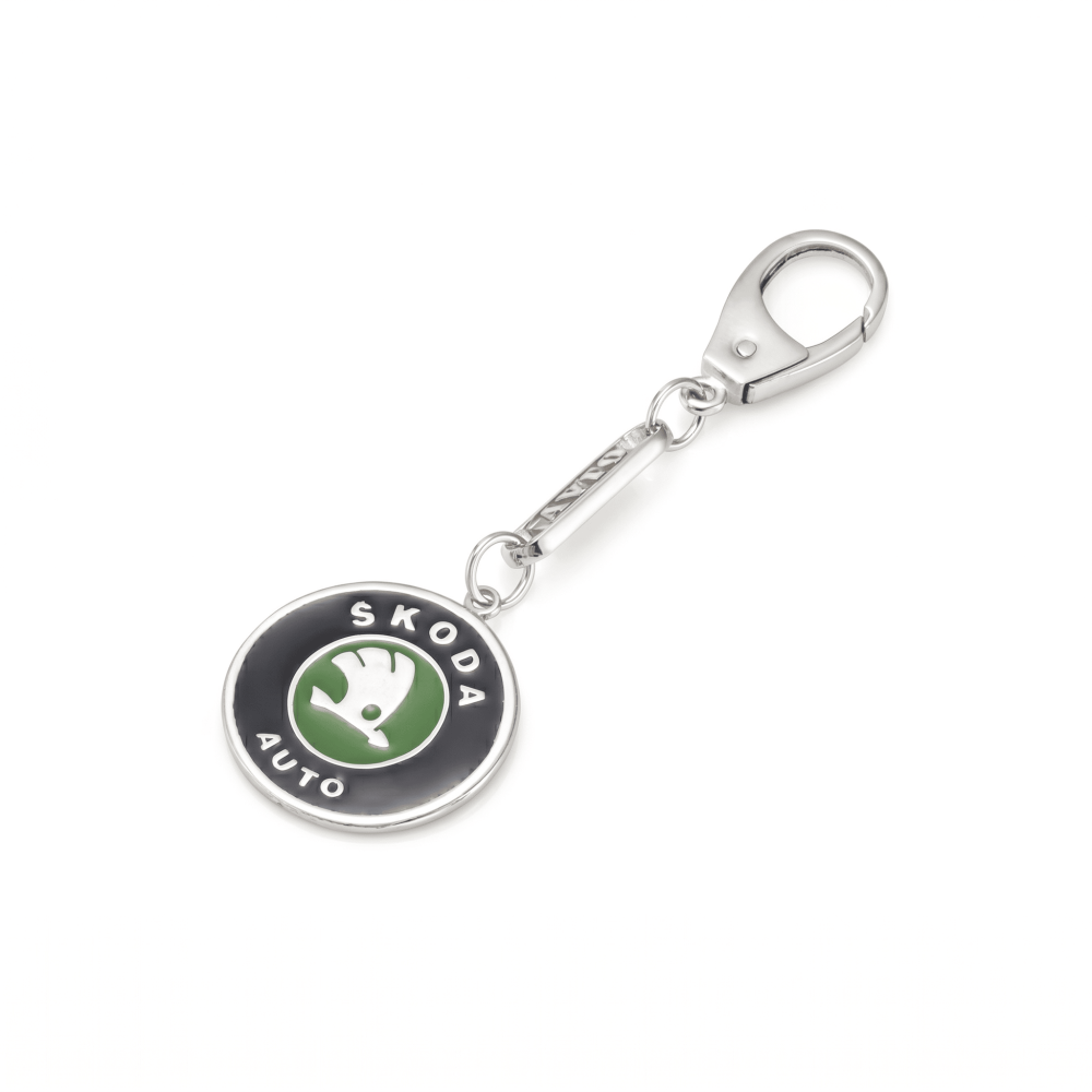 Срібний брелок Skoda (Шкода) (9017.1) - 1