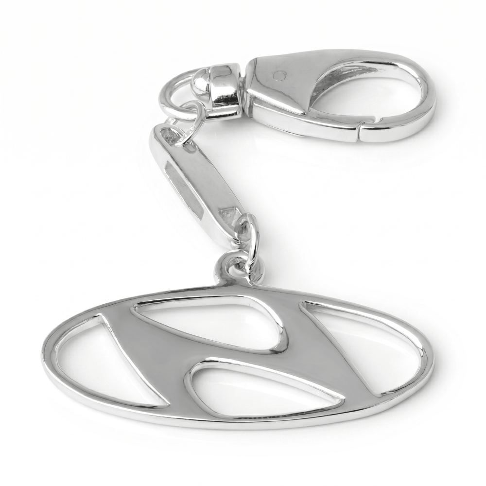 Серебряный брелок Hyundai (Хюндай) (9024) - 1
