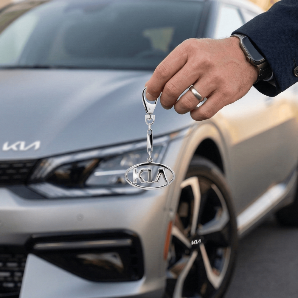 Срібний брелок KIA (КІА) 9026 - 3