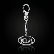 Серебряный брелок KIA (КИА) 9026 - 2