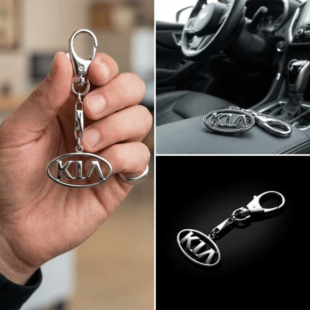 Срібний брелок KIA (КІА) 9026 - 2