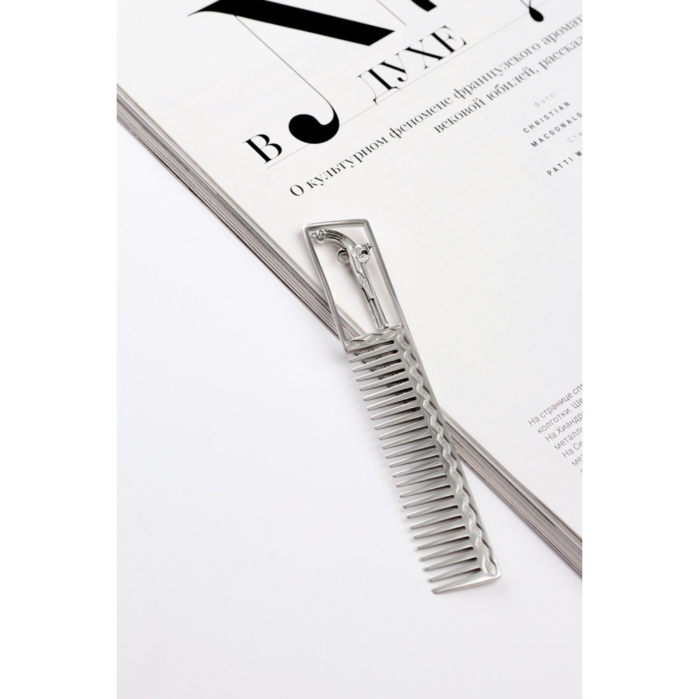 Срібний гребінець Пістолет (9302) - 6