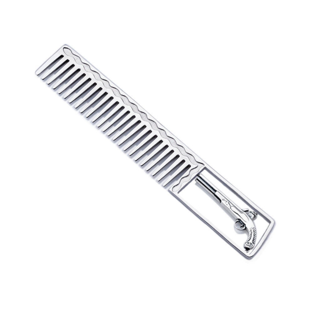 Срібний гребінець Пістолет (9302) - 1