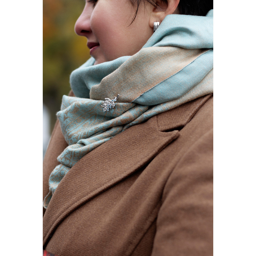 Срібна брошка (9522) - 3