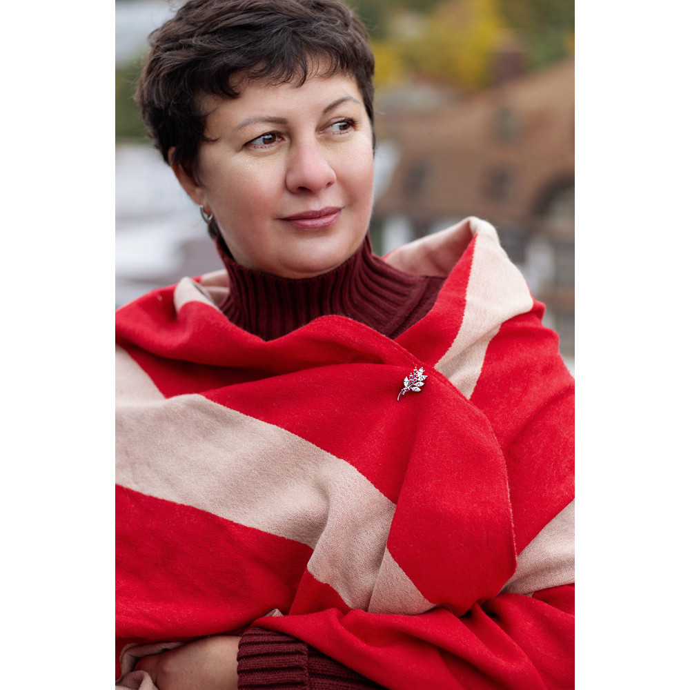 Срібна брошка (9522) - 7