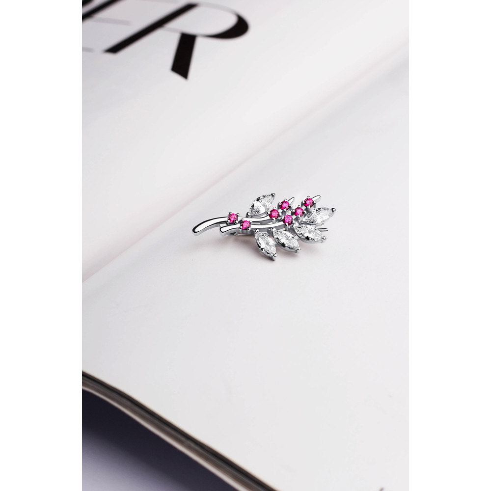 Срібна брошка (9522) - 9