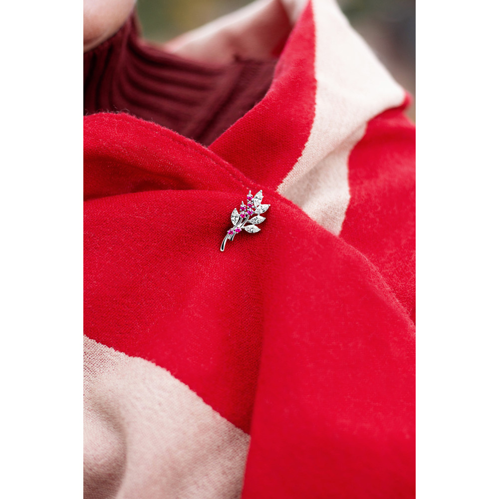 Срібна брошка (9522) - 10