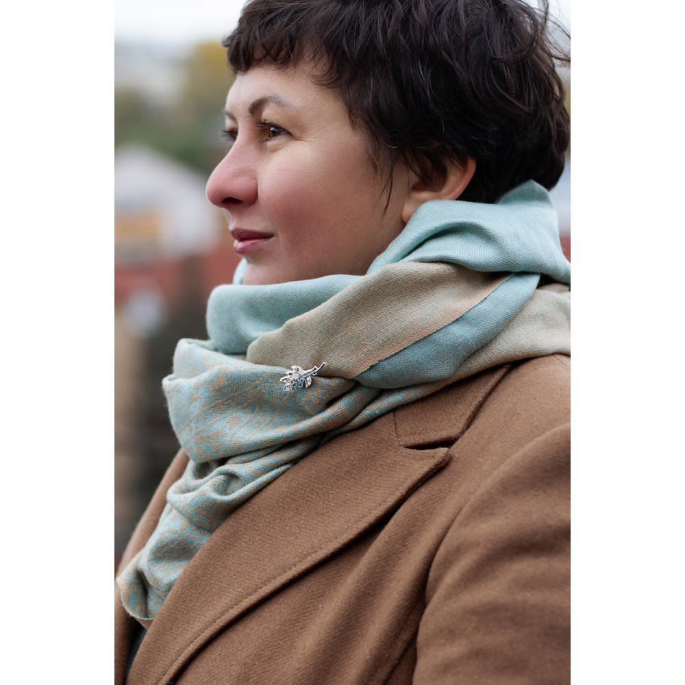 Срібна брошка (9522) - 11