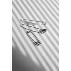 Срібна булавка Серце (9530) - 2