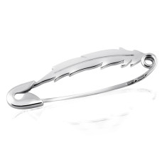 Срібна булавка Пір`їна (9524)