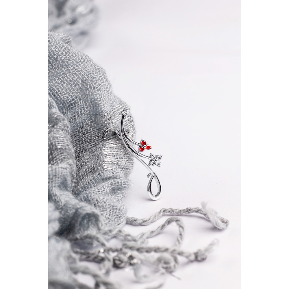 Срібна брошка (9527) - 4