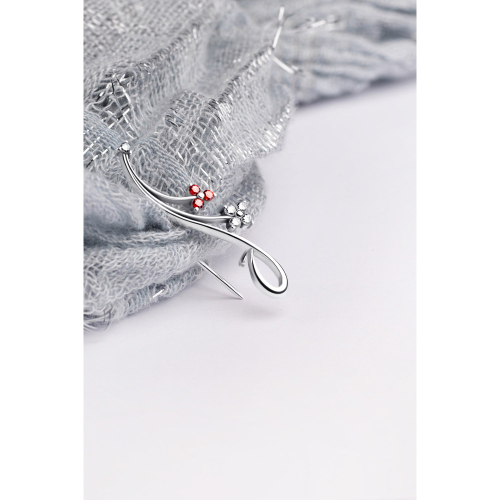 Срібна брошка (9527) - 6