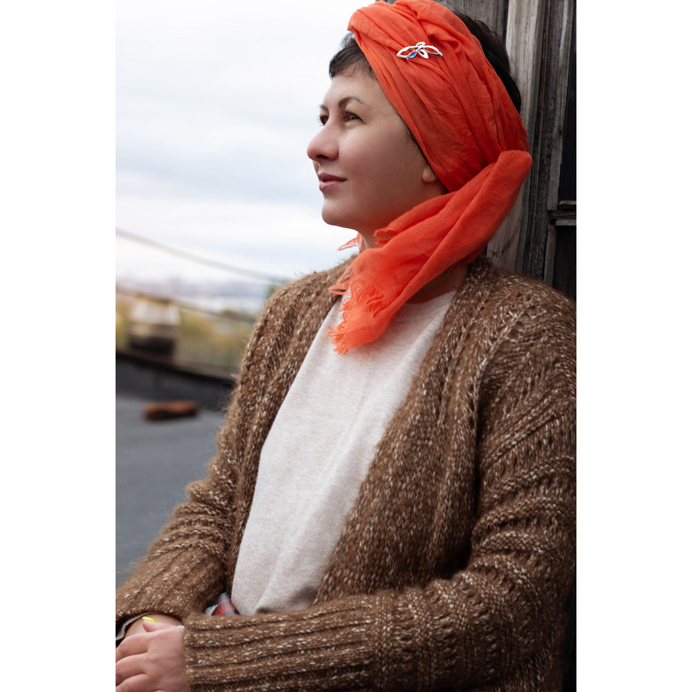 Срібна брошка (9529) - 5