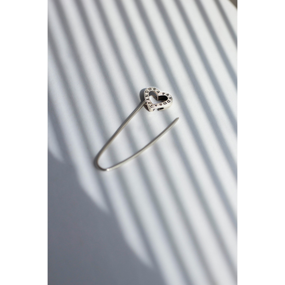 Срібна булавка Серце (9530) - 6