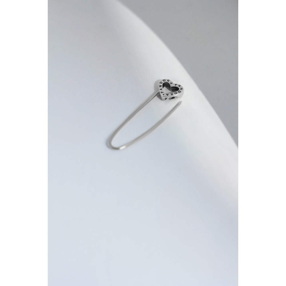 Срібна булавка Серце (9530) - 8