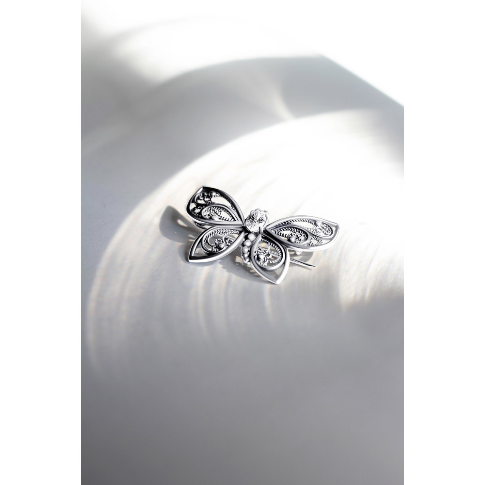 Срібна брошка (9532) - 1