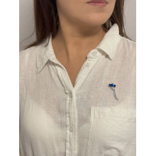 Срібна брошка (9533-2) - 2