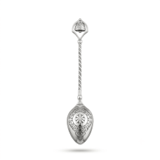 Серебряная ложка с колокольчиком (9806) - 2