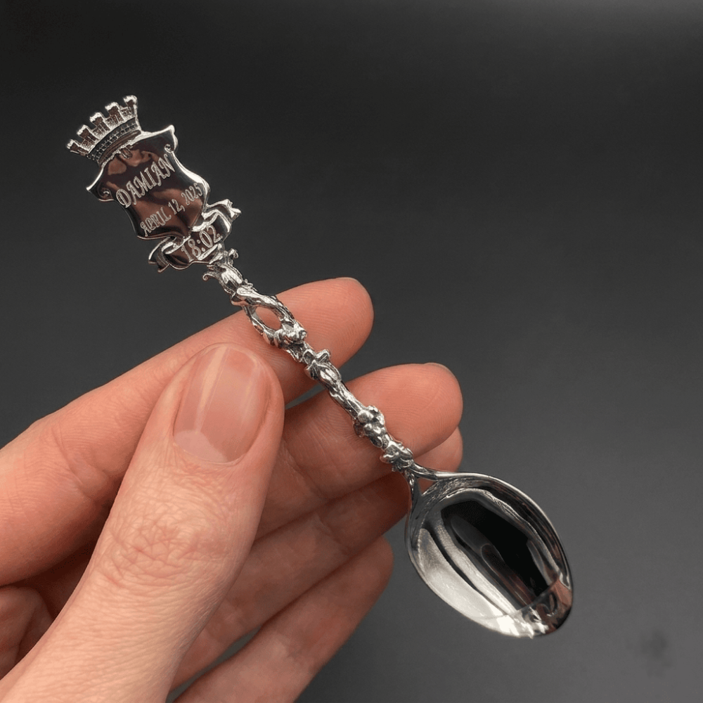 Серебряная ложка Королевская (9807) - 7