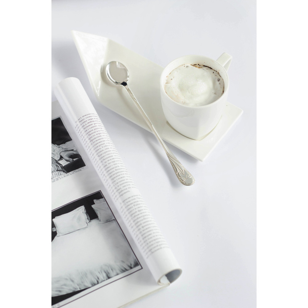 Срібна ложка для латте (9842) - 6