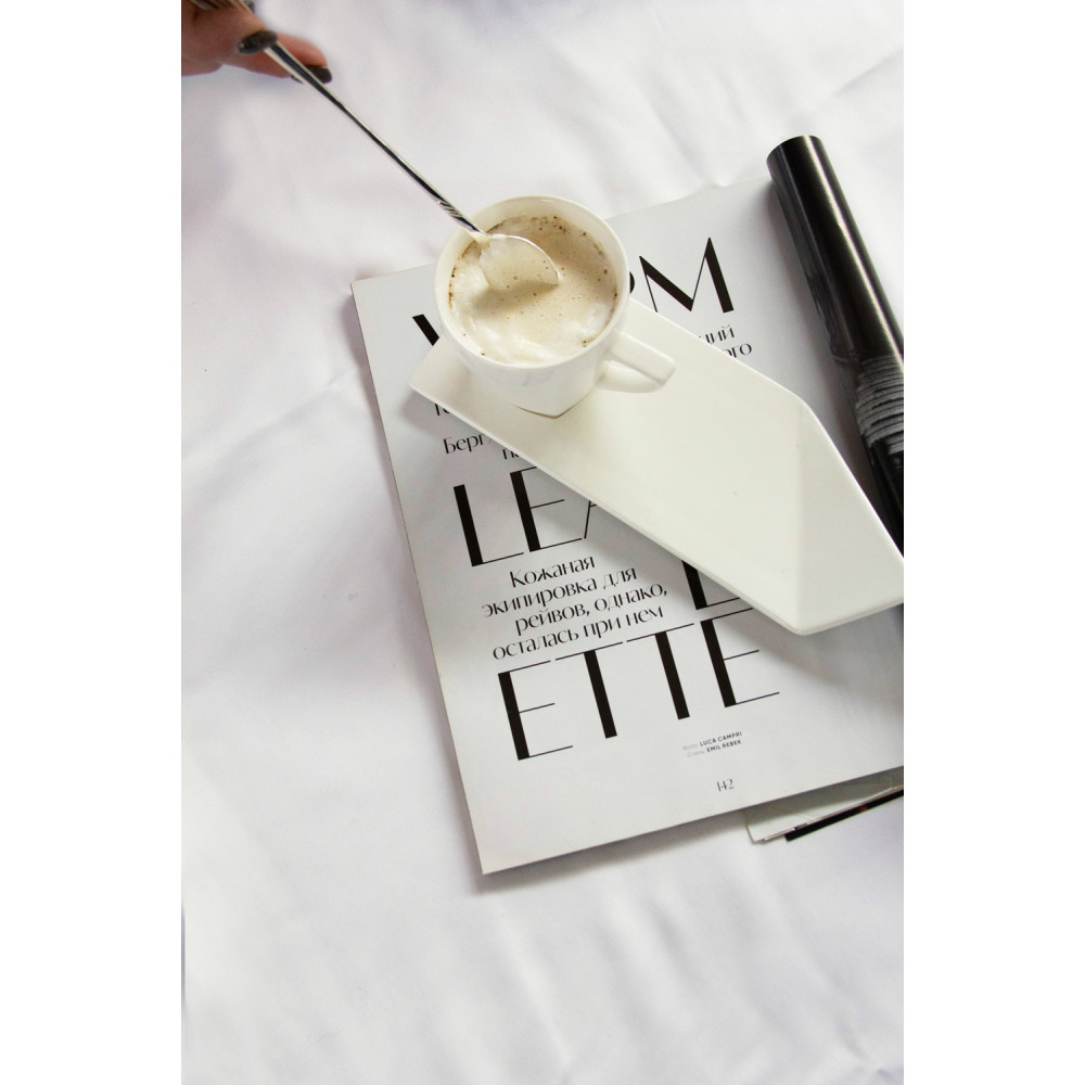 Срібна ложка для латте (9842) - 7