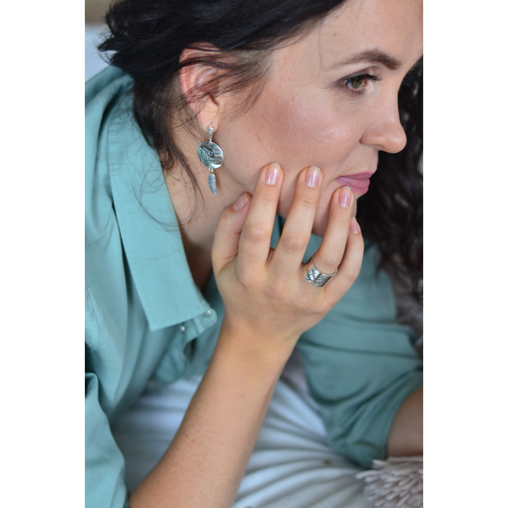 Срібні сережки (4837) - 2