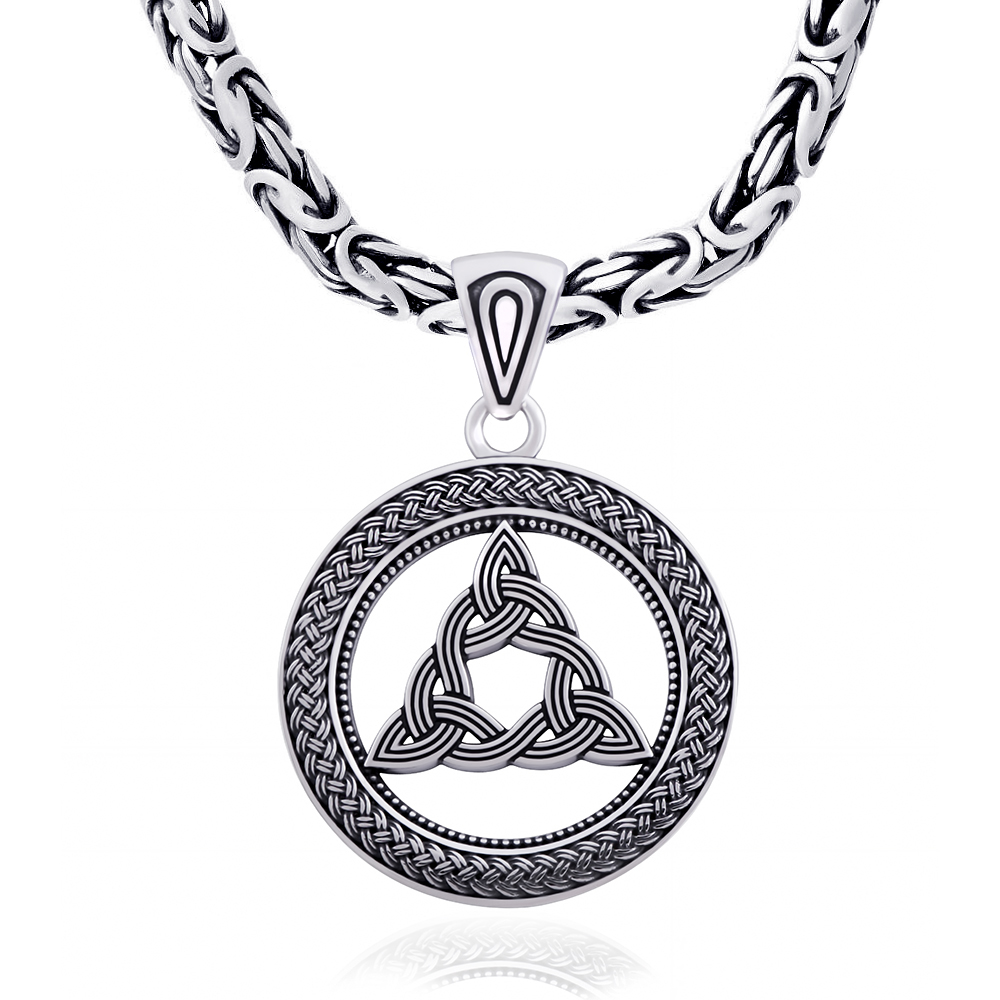 Срібний кулон Триглав (7295) - 1