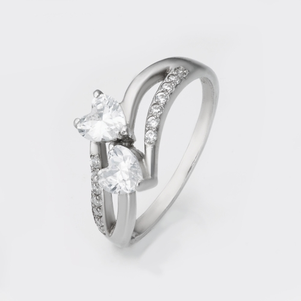 Срібна каблучка Серце (3795) - 1