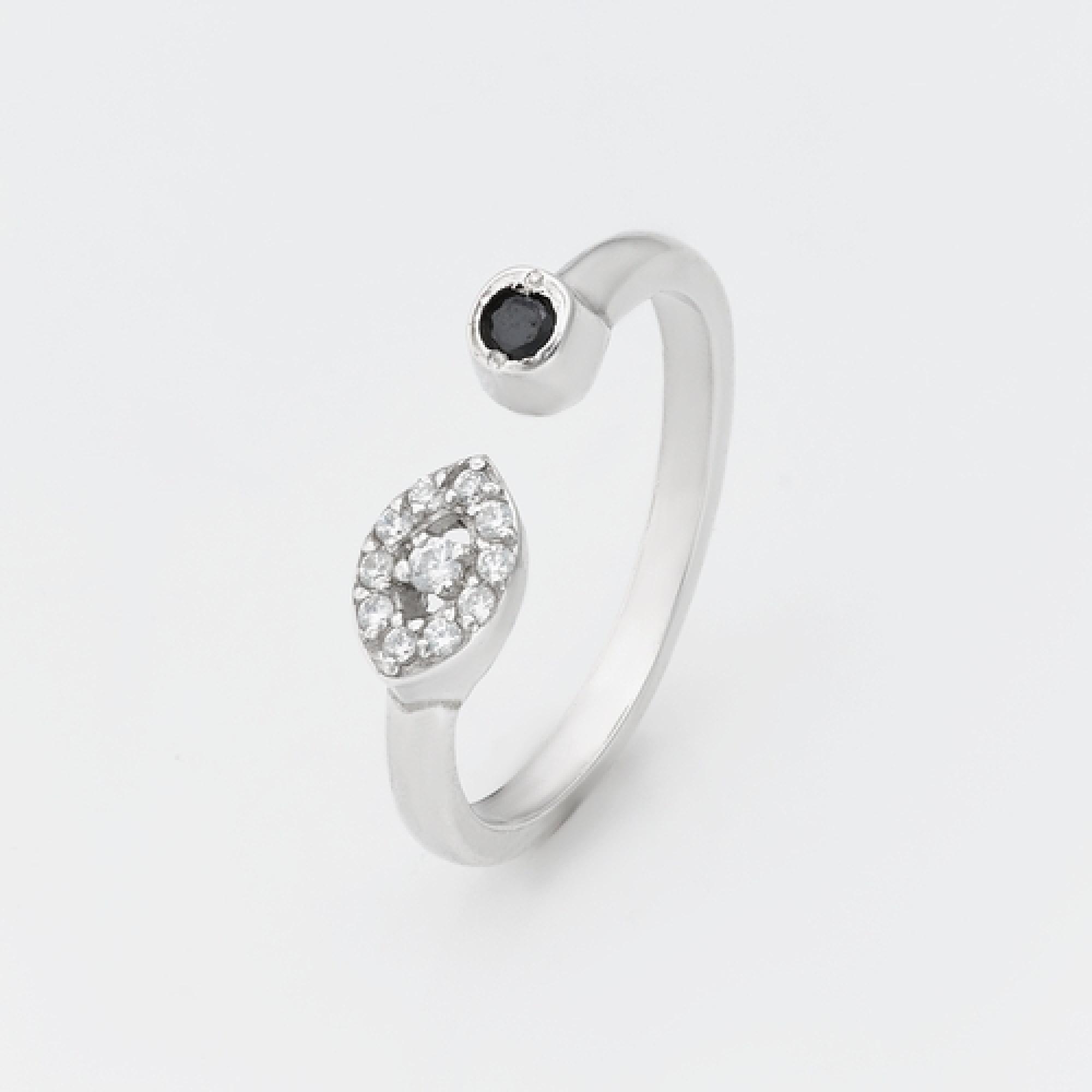 Серебряное кольцо на фалангу (3816)