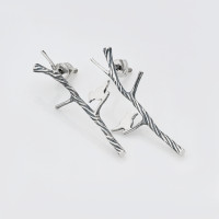 Срібні сережки-гвоздики Пташки на гілці (4767) Рекомендації для вас