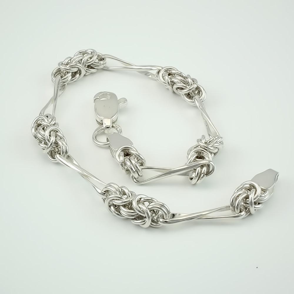 Срібний браслет мальвина (2009.1) - 1