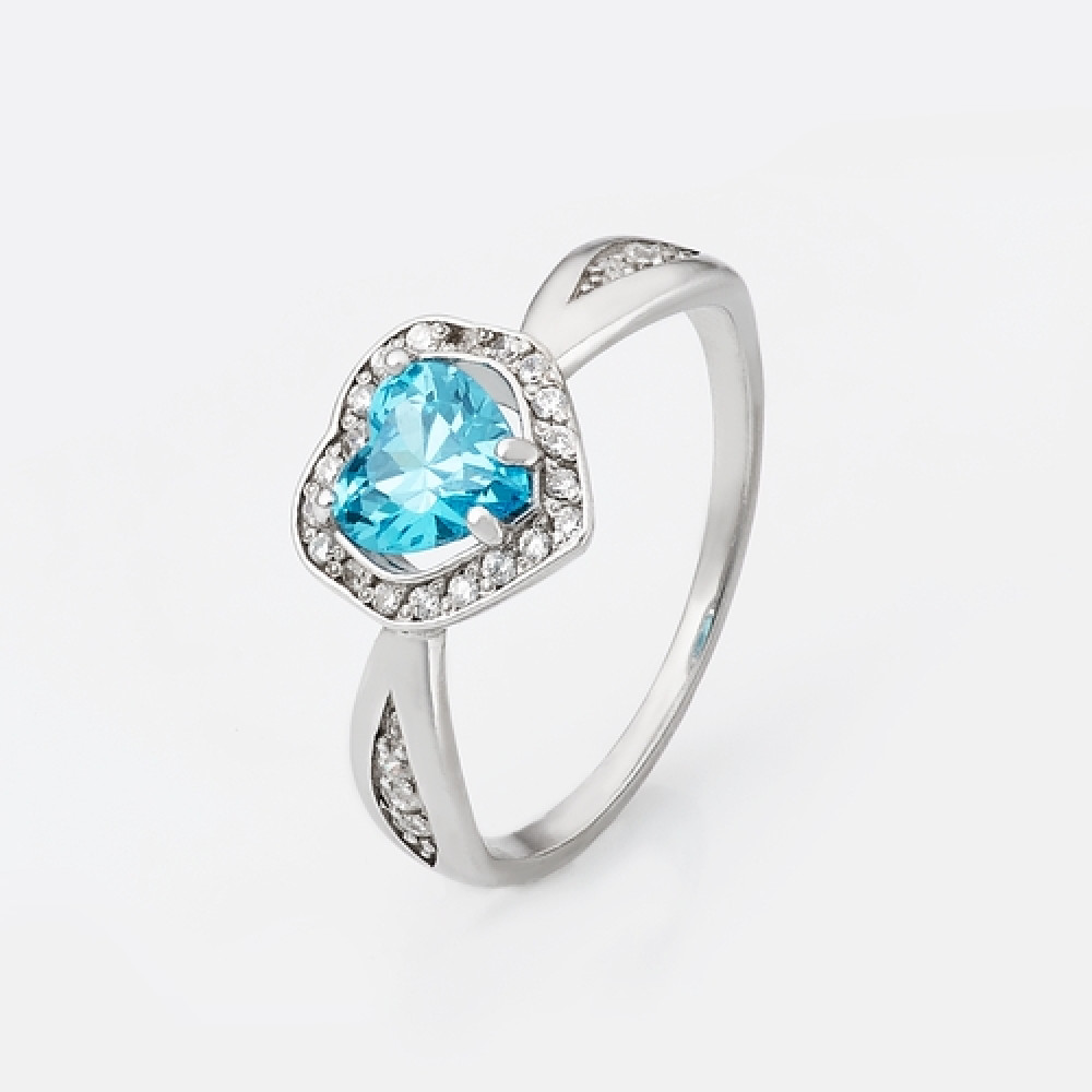 Срібна каблучка Серце ( 3750) - 1