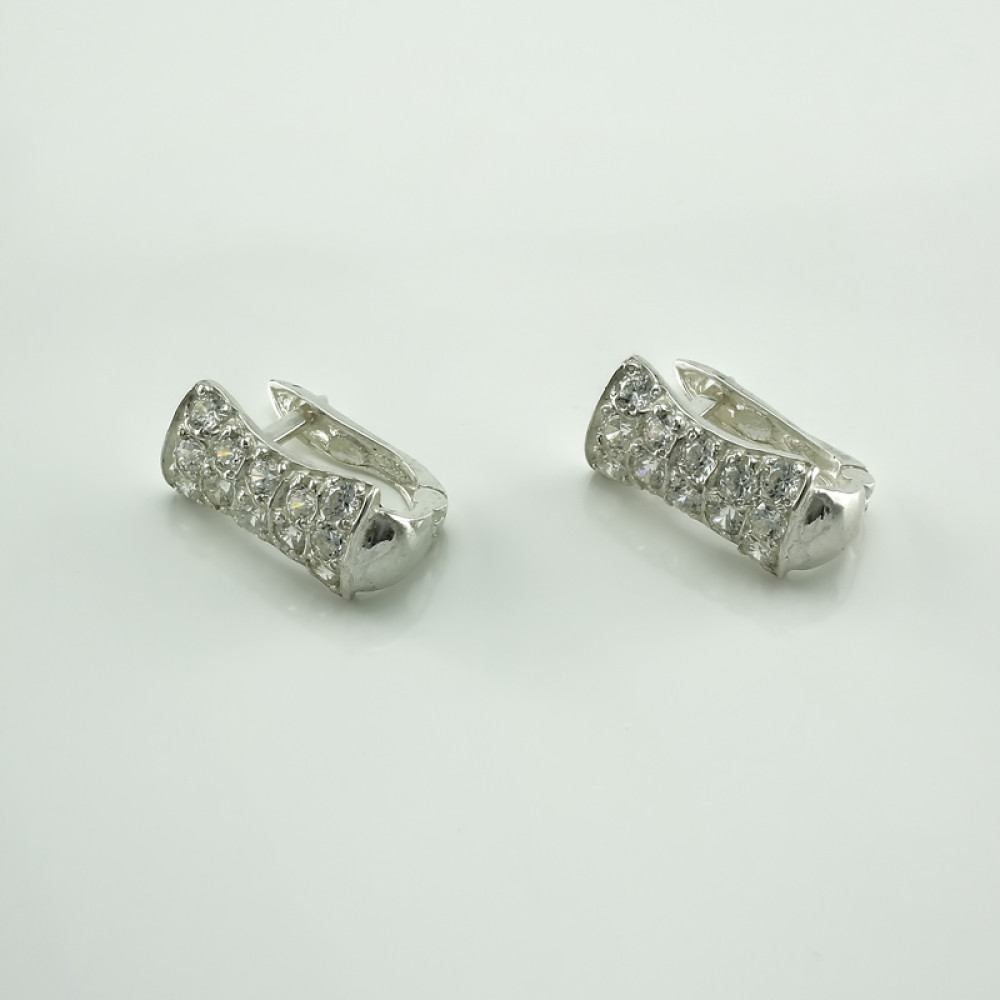 Срібні сережки дитячі  (4402) - 1