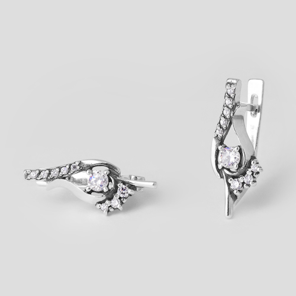 Срібні сережки (4404) - 1