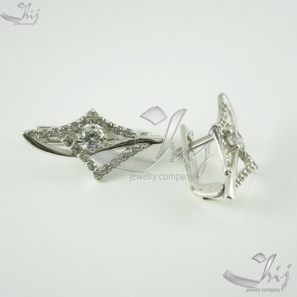 Срібні сережки (4405) - 2