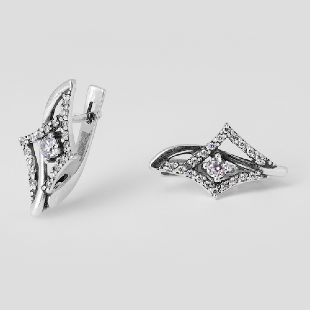 Срібні сережки (4405) - 1