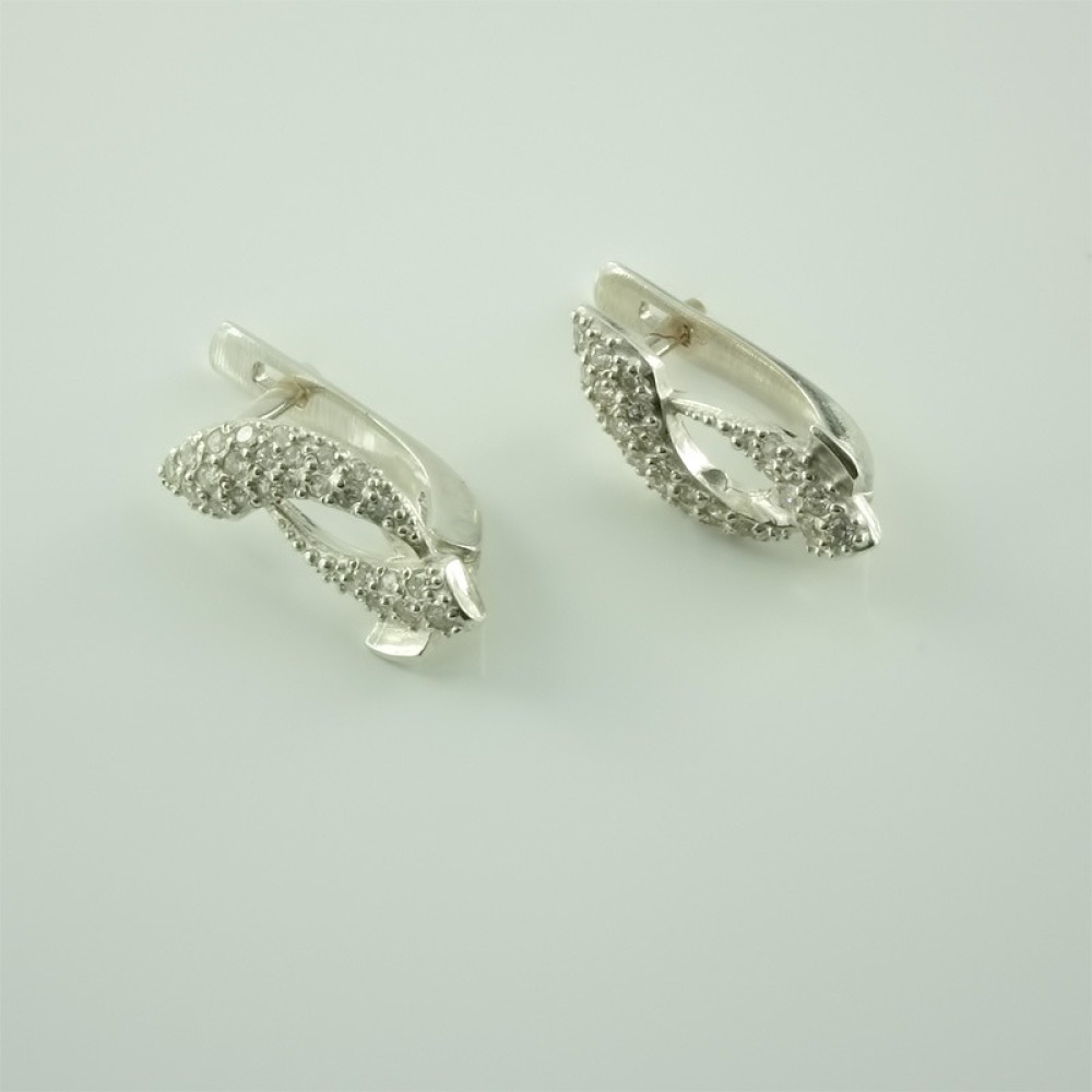 Срібні сережки (4409) - 1