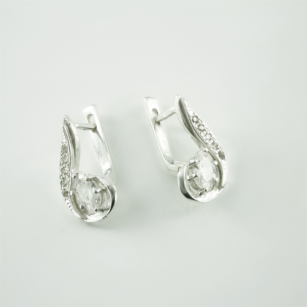 Срібні сережки (4418) - 1