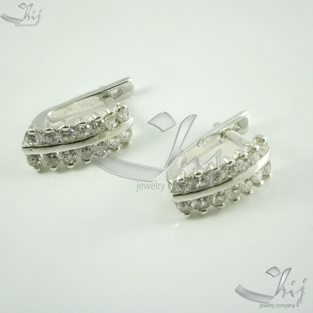 Срібні сережки (4420) - 2