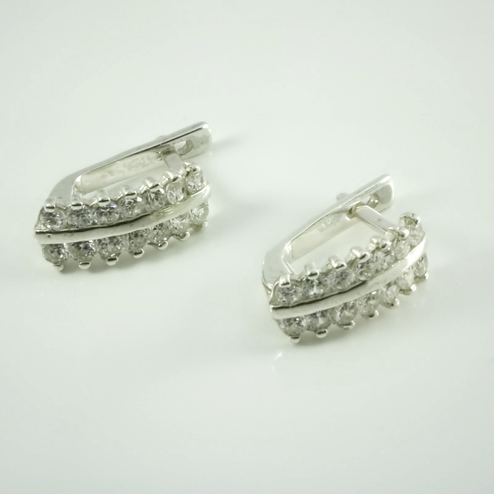 Срібні сережки (4420) - 1