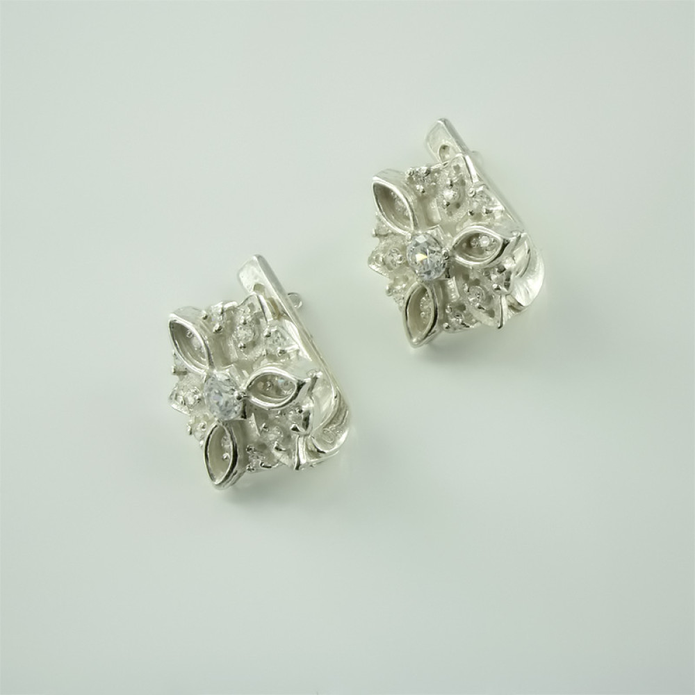 Срібні сережки (4504) - 1