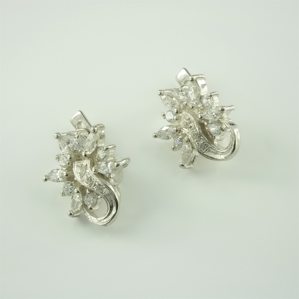 Срібні сережки (4508) - 1