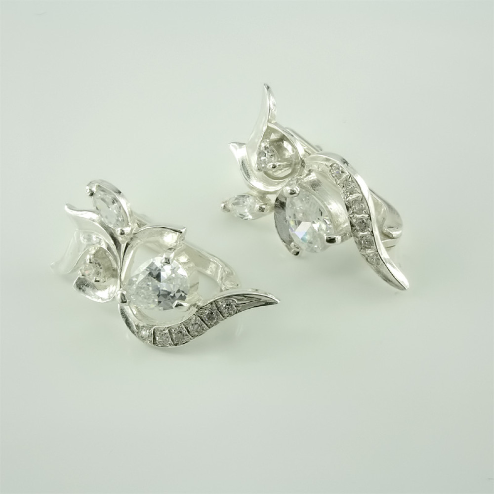 Срібні сережки (4511) - 1