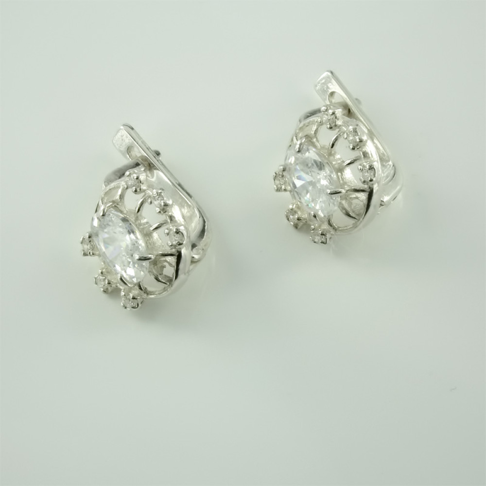 Срібні сережки (4513) - 1