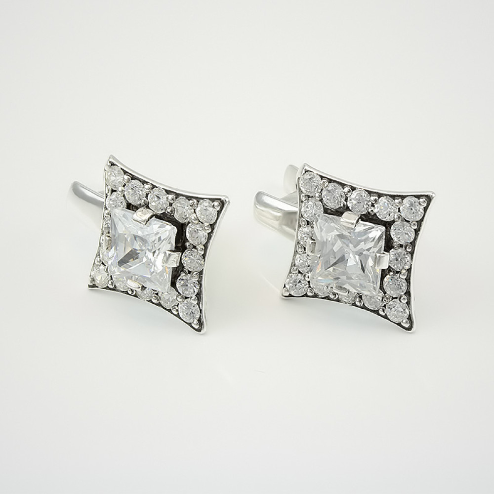 Срібні сережки (4526) - 1